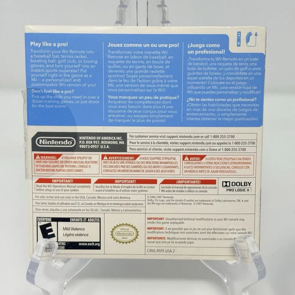 Wii Sports Nintendo Wii Complete Tested